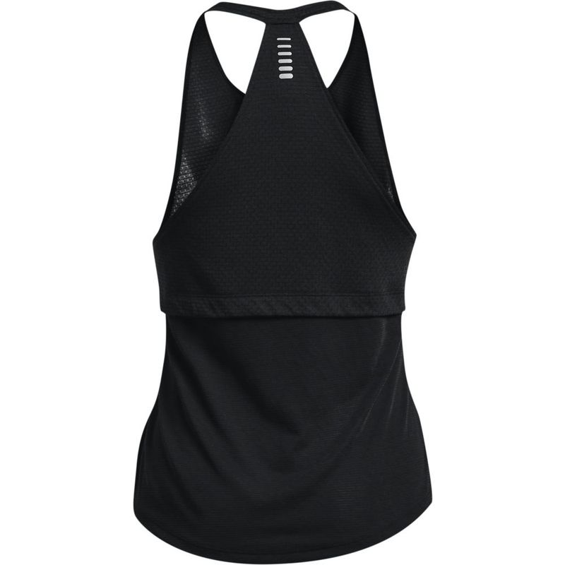Camiseta-Manga-Sisa-under-armour-para-mujer-Ua-Streaker-Tank-para-correr-color-negro.-Reverso-Sin-Modelo
