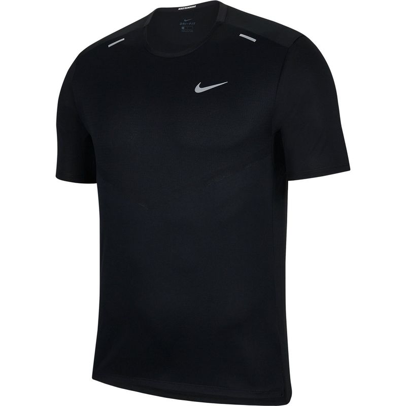 Camiseta-Manga-Corta-nike-para-hombre-M-Nk-Df-Rise-365-Ss-para-correr-color-negro.-Frente-Sin-Modelo