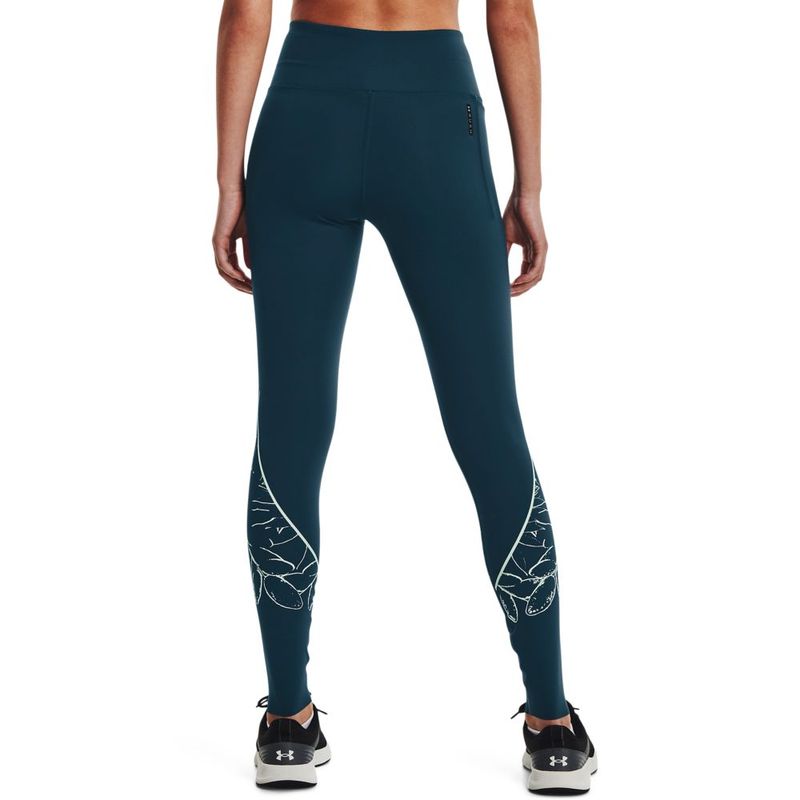 Licra-under-armour-para-mujer-Auxetic-Rush-Best-Q4-Cl-para-entrenamiento-color-azul.-Reverso-Sobre-Modelo