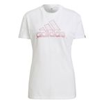 Camiseta-Manga-Corta-adidas-para-mujer-W--Snwflk-Prl-T-para-moda-color-blanco.-Frente-Sin-Modelo
