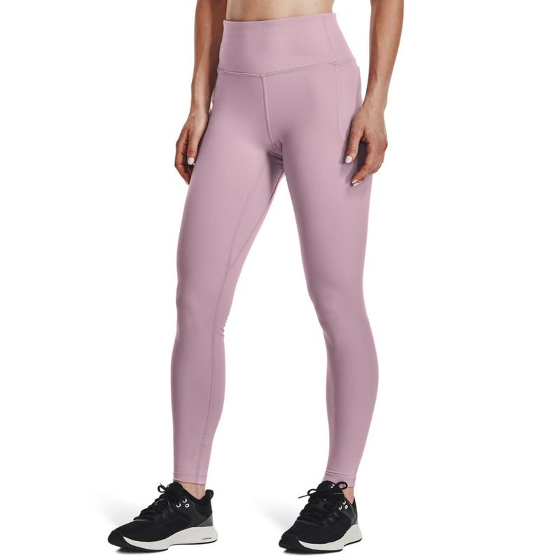 Licra-under-armour-para-mujer-Meridian-Legging-para-entrenamiento-color-rosado.-Frente-Sin-Modelo