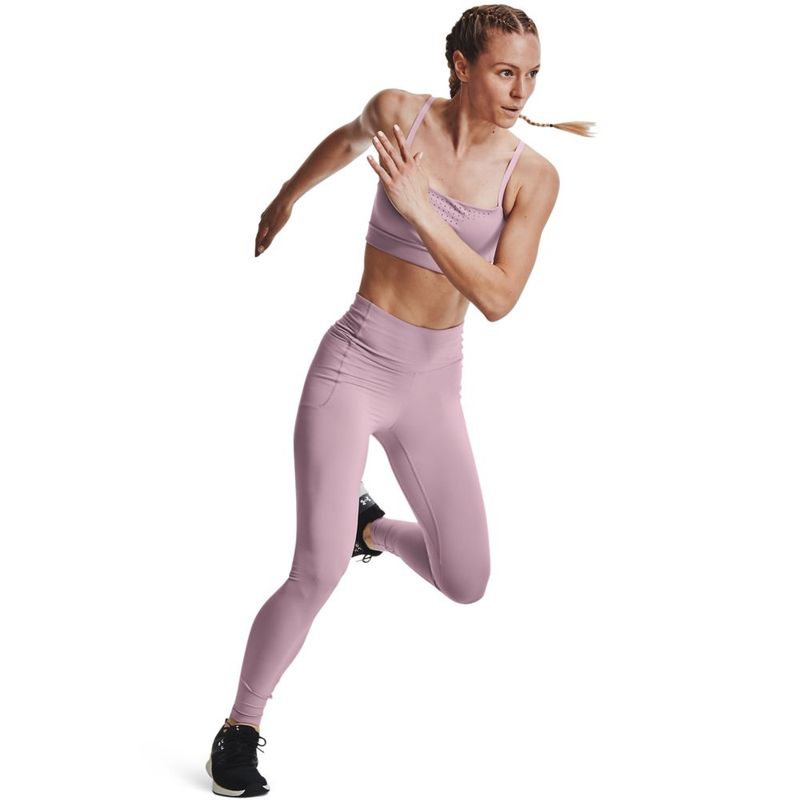 Licra-under-armour-para-mujer-Meridian-Legging-para-entrenamiento-color-rosado.-Cuello