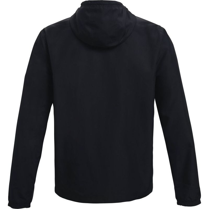 Chaqueta-under-armour-para-hombre-Ua-Sportstyle-Windbreaker-para-entrenamiento-color-negro.-Reverso-Sin-Modelo
