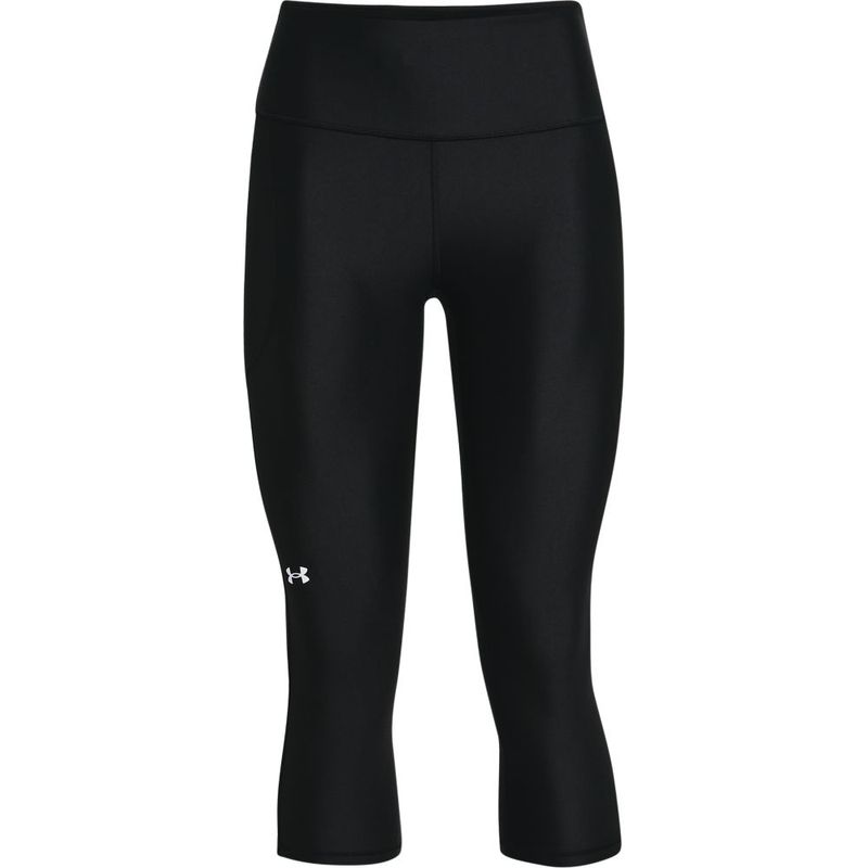 Capri-under-armour-para-mujer-Hg-Armour-Hi-Capri-para-entrenamiento-color-negro.-Frente-Sin-Modelo