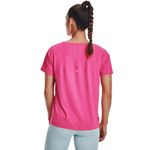 Camiseta-Manga-Corta-under-armour-para-mujer-Ua-Rush-Energy-Ss-para-entrenamiento-color-rosado.-Reverso-Sobre-Modelo