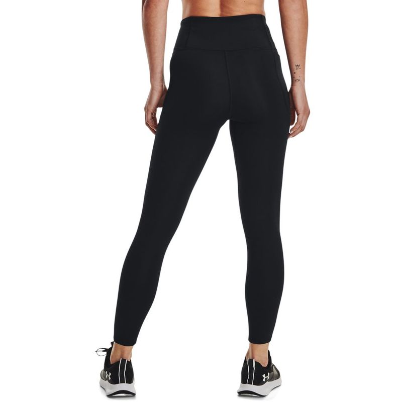 Licra-under-armour-para-mujer-Motion-Ankle-Leg-para-entrenamiento-color-negro.-Reverso-Sobre-Modelo