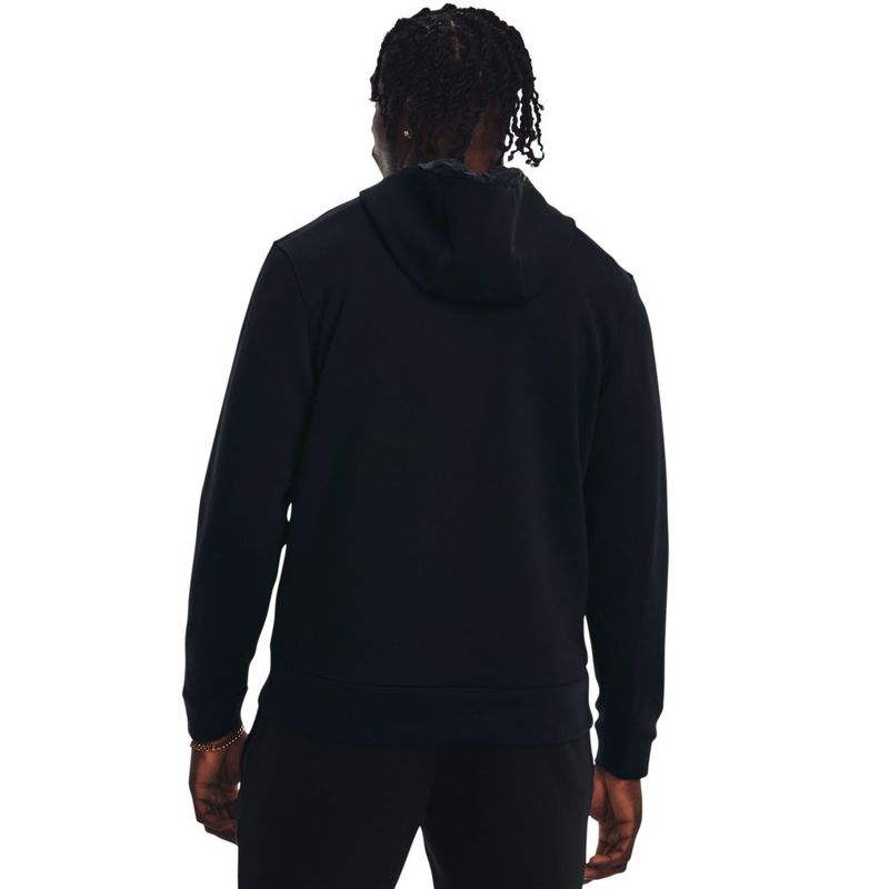 Hoodie-under-armour-para-hombre-Ua-Summit-Knit-Hoodie-para-entrenamiento-color-negro.-Reverso-Sobre-Modelo