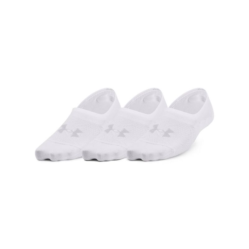 Medias-under-armour-para-mujer-Ua-Breathe-Lite-Ultra-Low-3P-para-entrenamiento-color-blanco.-Frente-Sin-Modelo