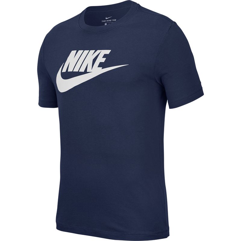 Camiseta-Manga-Corta-nike-para-hombre-M-Nsw-Tee-Icon-Futura-para-moda-color-azul.-Frente-Sin-Modelo