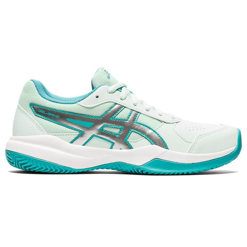 Tenis-asics-para-hombre-Gel-Game-7-Clay-para-tenis-color-verde.-Lateral-Externa-Derecha