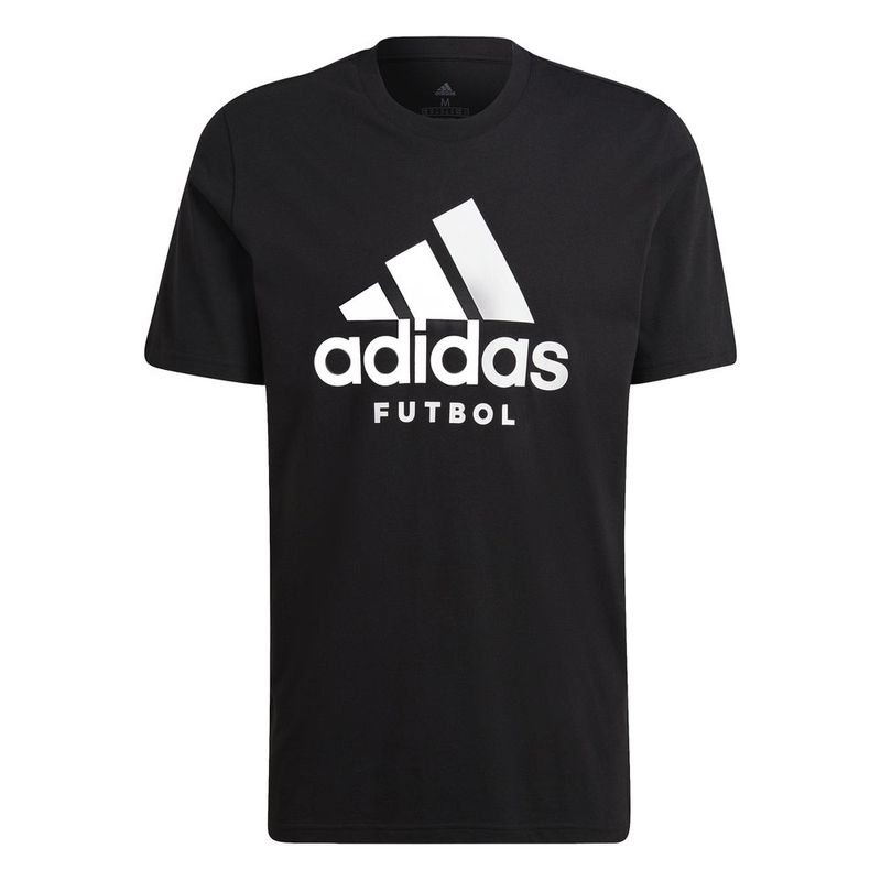 Camiseta-Manga-Corta-adidas-para-hombre-M-Futbol-G-T-para-futbol-color-negro.-Frente-Sin-Modelo