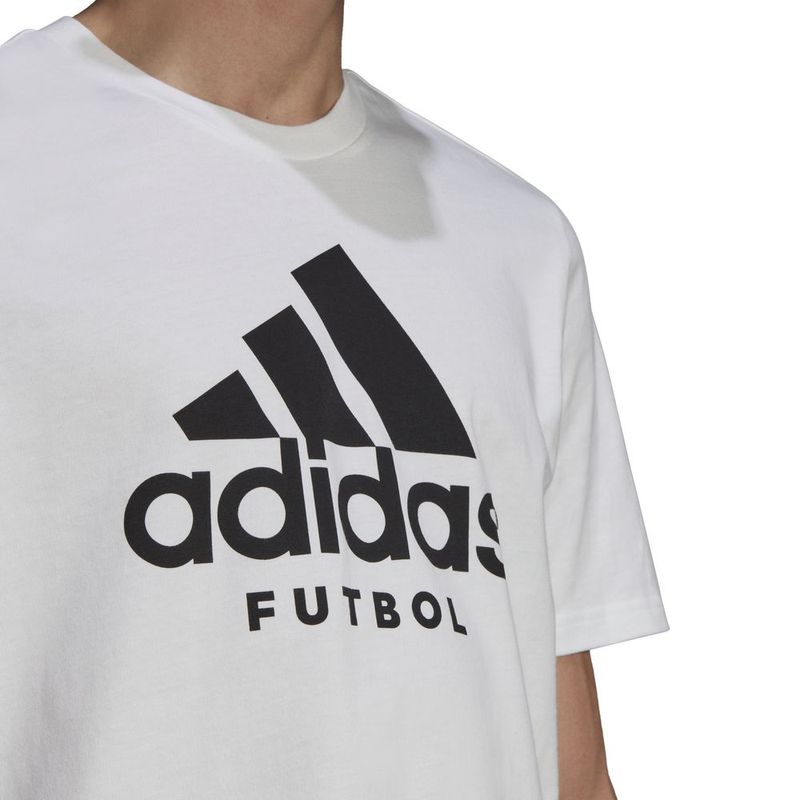 Camiseta-Manga-Corta-adidas-para-hombre-M-Futbol-G-T-para-futbol-color-blanco.-Detalle-1