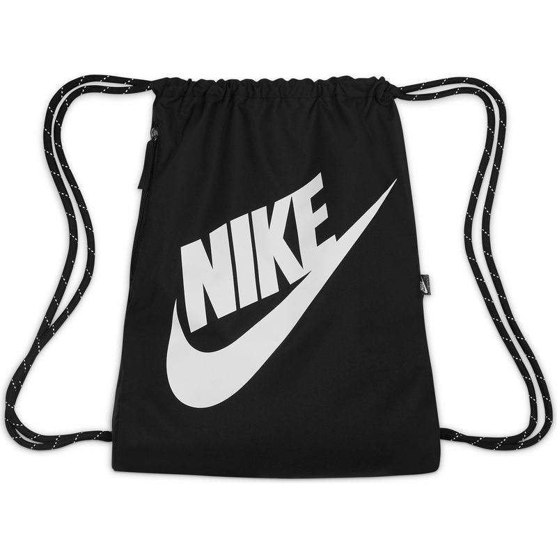 Gym-Sack-nike-para-hombre-Nk-Heritage-Drawstring---Fa21-para-moda-color-negro.-Frente-Sin-Modelo