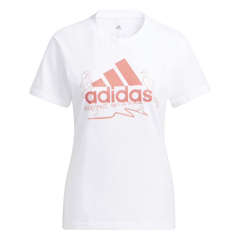 Camiseta-Manga-Corta-adidas-para-mujer-W-Run-G-T-para-correr-color-blanco.-Frente-Sin-Modelo