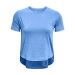 Camiseta-Manga-Corta-under-armour-para-mujer-Ua-Tech-Vent-Ss-para-entrenamiento-color-azul.-Frente-Sin-Modelo