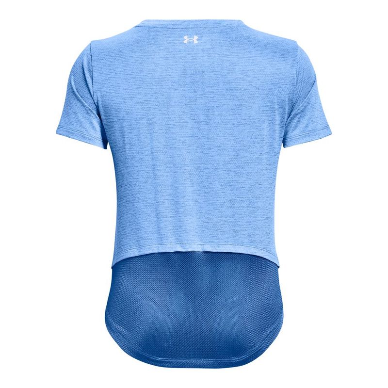 Camiseta-Manga-Corta-under-armour-para-mujer-Ua-Tech-Vent-Ss-para-entrenamiento-color-azul.-Reverso-Sin-Modelo