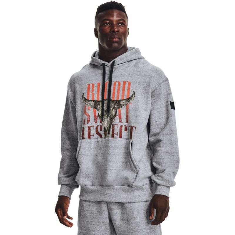 Hoodie-under-armour-para-hombre-Ua-Pjt-Rck-Originators-Hd-para-entrenamiento-color-gris.-Frente-Sobre-Modelo