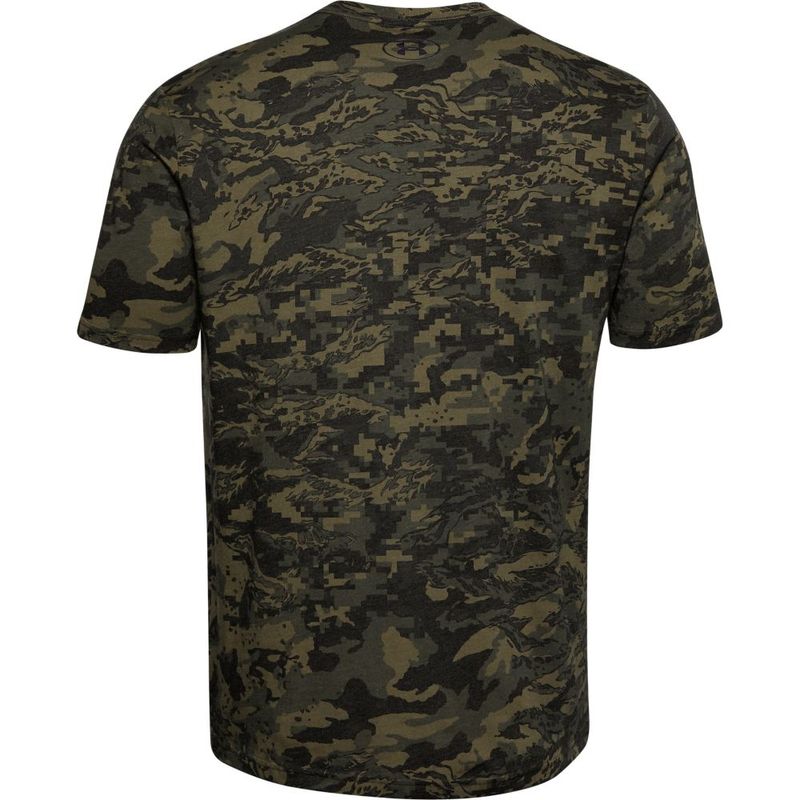 Camiseta-Manga-Corta-under-armour-para-hombre-All-Over-Printed-Ss-1-para-entrenamiento-color-negro.-Reverso-Sin-Modelo