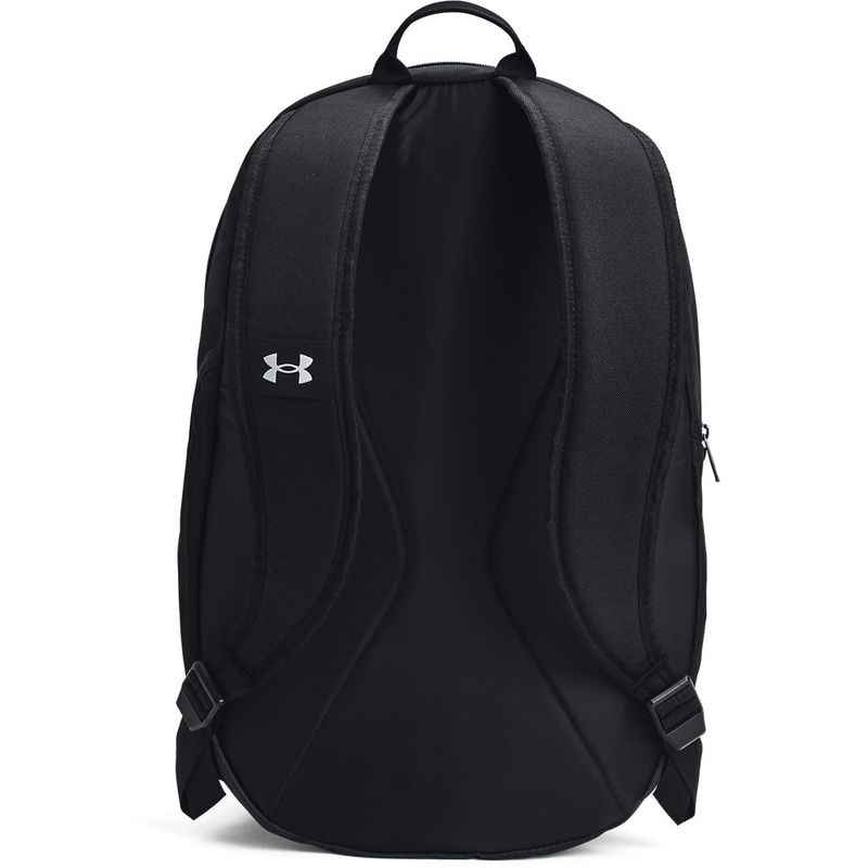 Morral-under-armour-unisex-Ua-Hustle-Lite-Backpack-para-entrenamiento-color-negro.-Reverso-Sin-Modelo