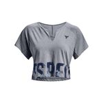 Camiseta-Manga-Corta-under-armour-para-mujer-Ua-Prjct-Rock-Rspct-Ssv-para-entrenamiento-color-negro.-Frente-Sin-Modelo