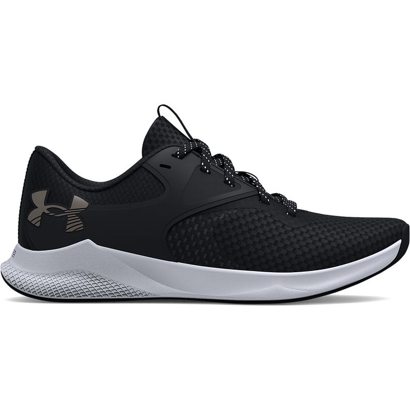 Tenis-under-armour-para-mujer-Ua-W-Charged-Aurora-2-para-entrenamiento-color-negro.-Lateral-Externa-Derecha