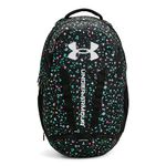 Morral-under-armour-para-hombre-Ua-Hustle-5.0-Backpack-para-entrenamiento-color-negro.-Frente-Sin-Modelo