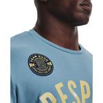 Camiseta-Manga-Corta-under-armour-para-hombre-Ua-Pjt-Rock-The-Grind-Ss-para-entrenamiento-color-azul.-Cuello