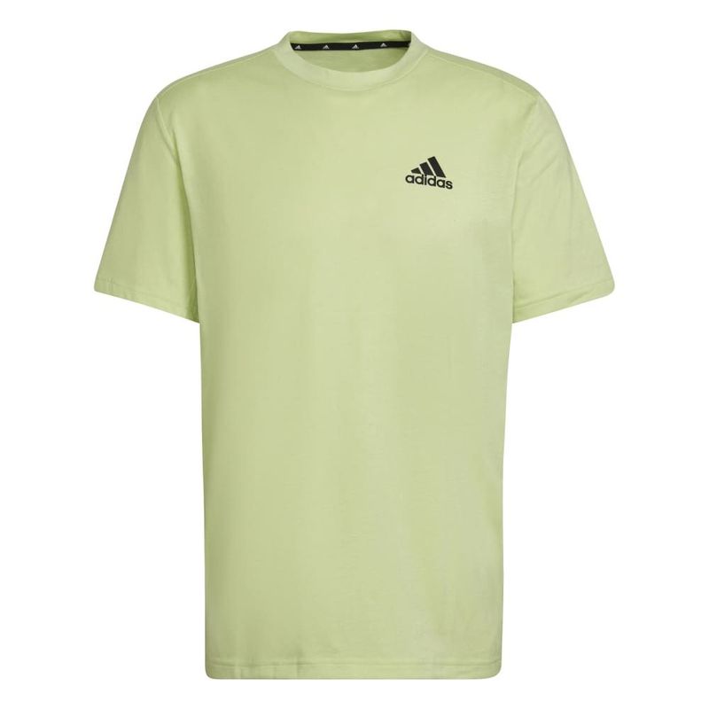 Camiseta-Manga-Corta-adidas-para-hombre-M-Fr-T-para-entrenamiento-color-verde.-Frente-Sin-Modelo