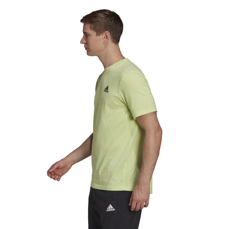Camiseta-Manga-Corta-adidas-para-hombre-M-Fr-T-para-entrenamiento-color-verde.-Detalle-4