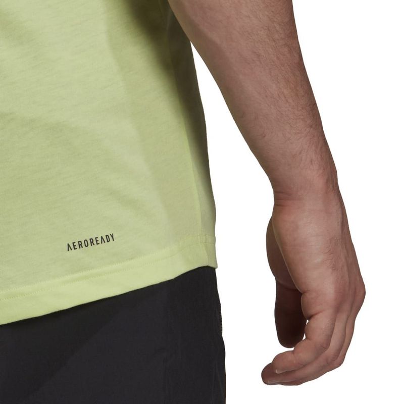 Camiseta-Manga-Corta-adidas-para-hombre-M-Fr-T-para-entrenamiento-color-verde.-Detalle-1