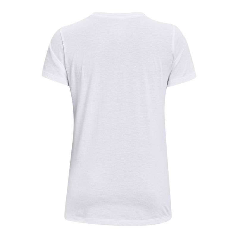 Camiseta-Manga-Corta-under-armour-para-mujer-Live-Sportstyle-Graphic-Ssc-para-entrenamiento-color-blanco.-Reverso-Sin-Modelo