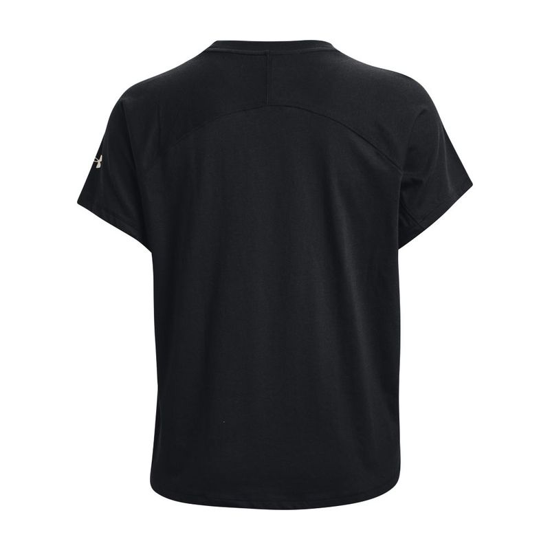 Camiseta-Manga-Corta-under-armour-para-mujer-Ua-Project-Rock-Bull-Ss-para-entrenamiento-color-negro.-Reverso-Sin-Modelo