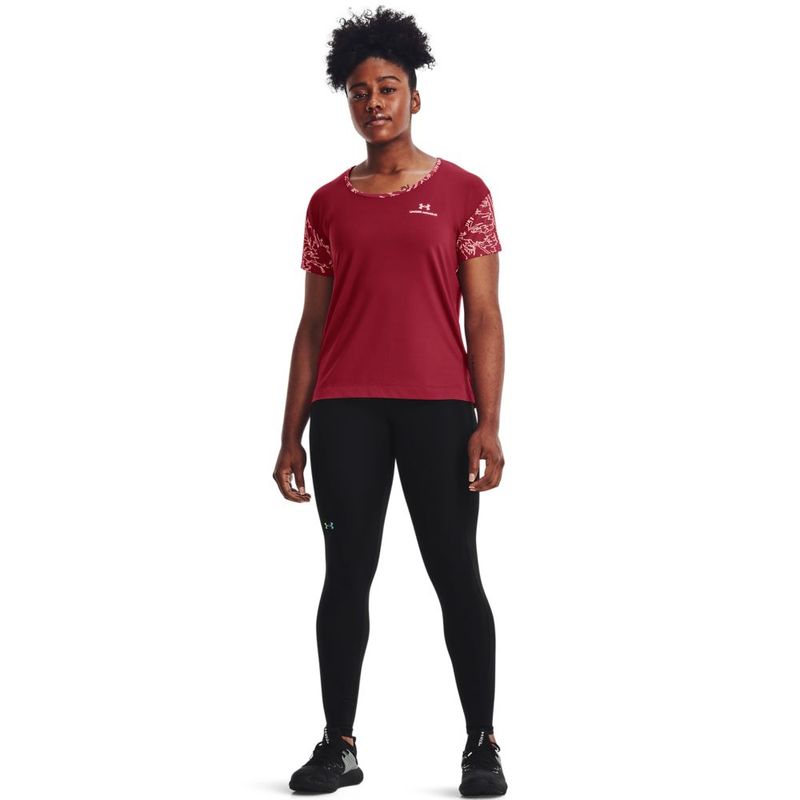Camiseta-Manga-Corta-under-armour-para-mujer-Ua-Rush-Energy-Novelty-Ss-para-entrenamiento-color-rosado.-Outfit-Completo
