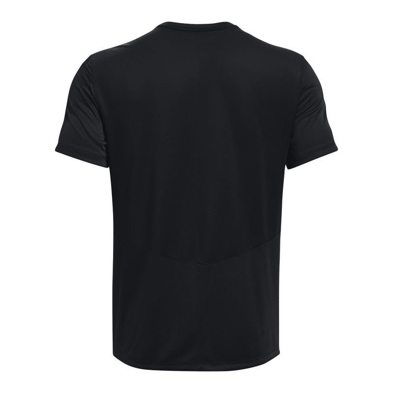 Camiseta-Manga-Corta-under-armour-para-hombre-Ua-Speed-Stride-2.0-Tee-para-correr-color-negro.-Reverso-Sin-Modelo