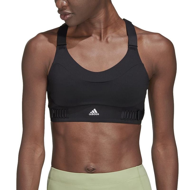 Top-adidas-para-mujer-Limitless-Bra-para-entrenamiento-color-negro.-Zoom-Frontal-Sobre-Modelo
