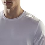 Camiseta-Manga-Corta-adidas-para-hombre-D4R-Tee-Men-para-correr-color-blanco.-Detalle-1
