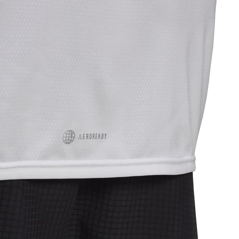 Camiseta-Manga-Corta-adidas-para-hombre-D4R-Tee-Men-para-correr-color-blanco.-Detalle-2