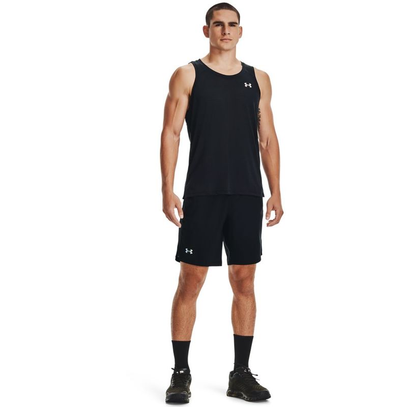 Camiseta-Manga-Sisa-under-armour-para-hombre-Ua-Streaker-Singlet-para-correr-color-negro.-Outfit-Completo