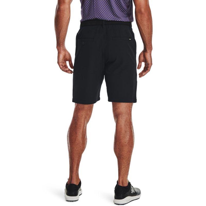 Pantaloneta-under-armour-para-hombre-Ua-Drive-Short-para-golf-color-negro.-Reverso-Sobre-Modelo