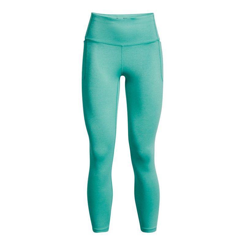 Licra-under-armour-para-mujer-Meridian-Heather-Ankle-Leg-para-entrenamiento-color-verde.-Frente-Sin-Modelo