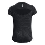 Camiseta-Manga-Corta-under-armour-para-mujer-Ua-Streaker-Jacquard-Tee-para-correr-color-negro.-Reverso-Sin-Modelo