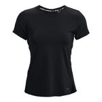 Camiseta-Manga-Corta-under-armour-para-mujer-Ua-Isochill-Run-Laser-Tee-para-correr-color-negro.-Frente-Sin-Modelo