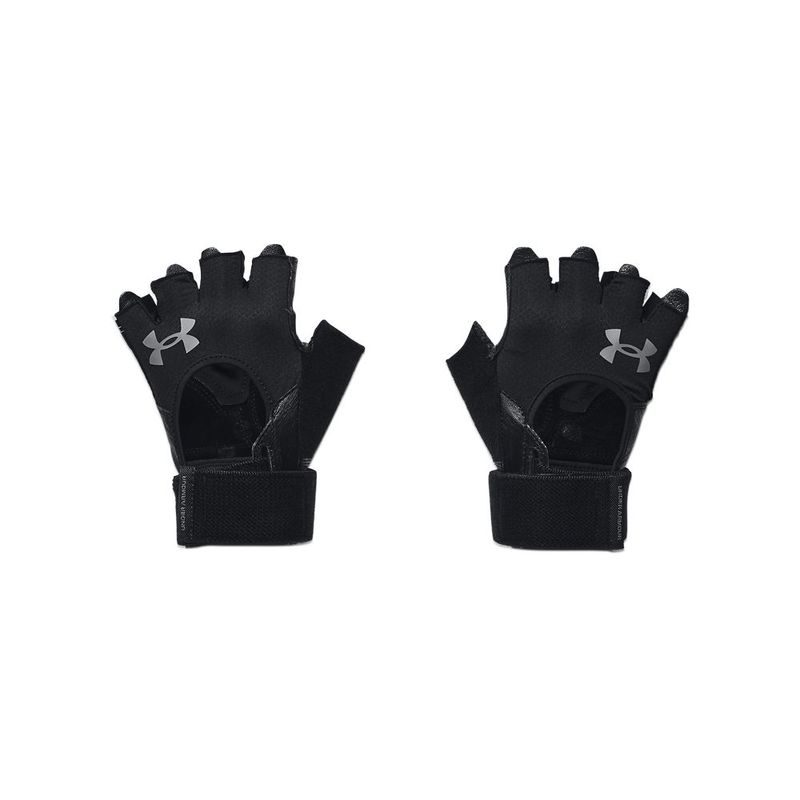 Guantes-under-armour-para-hombre-M-S-Weightlifting-Glove-para-entrenamiento-color-negro.-Frente-Sin-Modelo