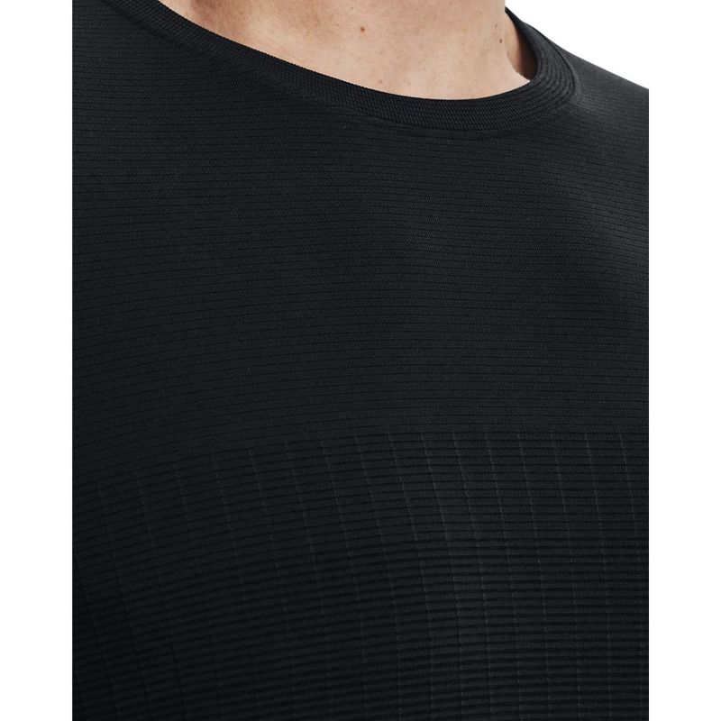 Camiseta-Manga-Corta-under-armour-para-hombre-Ua-Seamless-Lux-Ss-para-entrenamiento-color-negro.-Cuello
