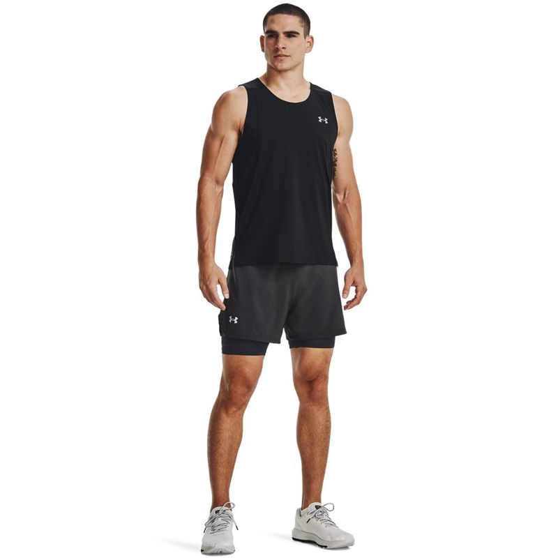 Camiseta-Manga-Sisa-under-armour-para-hombre-Ua-Iso-Chill-Laser-Tank-para-correr-color-negro.-Outfit-Completo