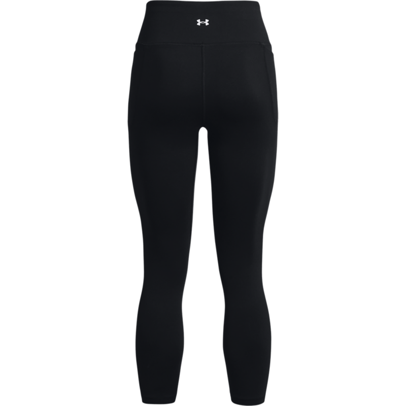 Licra-under-armour-para-mujer-Meridian-Ankle-Leg-para-entrenamiento-color-negro.-Reverso-Sin-Modelo