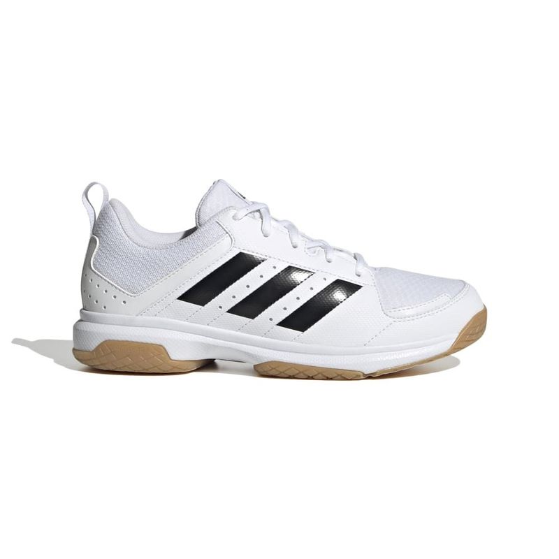 Tenis-adidas-para-mujer-Ligra-7-W-para-indoor-color-blanco.-Lateral-Externa-Derecha