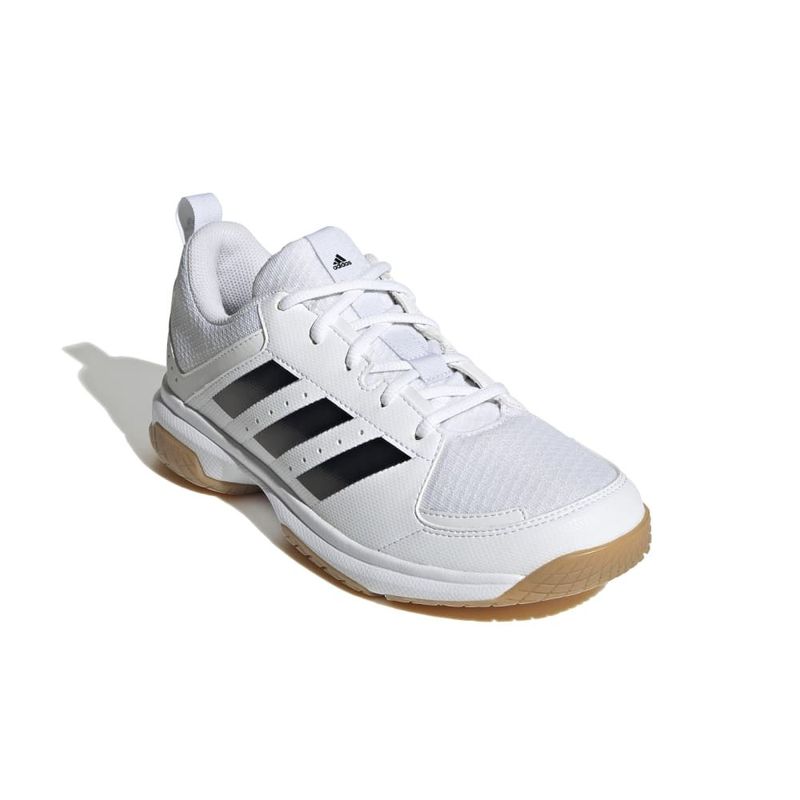 Tenis-adidas-para-mujer-Ligra-7-W-para-indoor-color-blanco.-Borde-Externo
