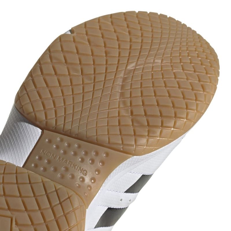 Tenis-adidas-para-mujer-Ligra-7-W-para-indoor-color-blanco.-Detalle-2