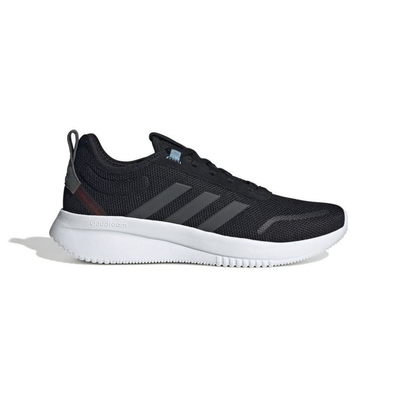 Tenis-adidas-para-hombre-Lite-Racer-Rebold-para-moda-color-negro.-Lateral-Externa-Derecha